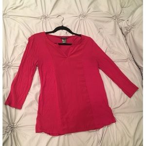 Ann Taylor quarter-sleeve shirt